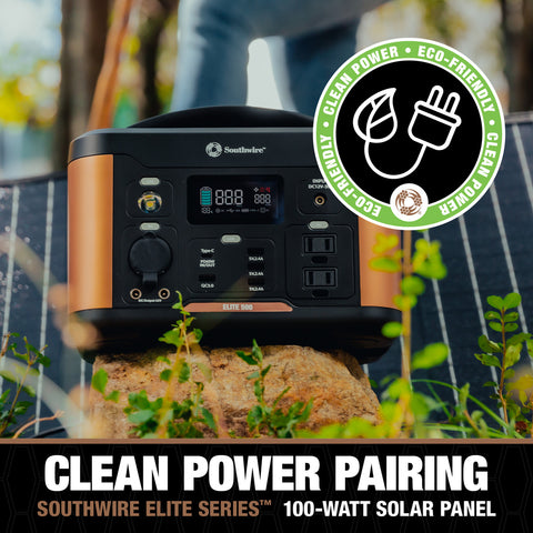 Southwire | Estación de energía portátil serie 500 | 53252 | Batería de litio de respaldo de 515 Wh | Toma de CA de onda sinusoidal pura de 120 V/500 W