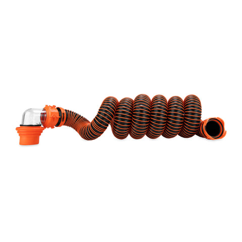 Camco | Kit de manguera de drenaje para RV con exoesqueleto RhinoEXTREME | 39861 | 4,5 m