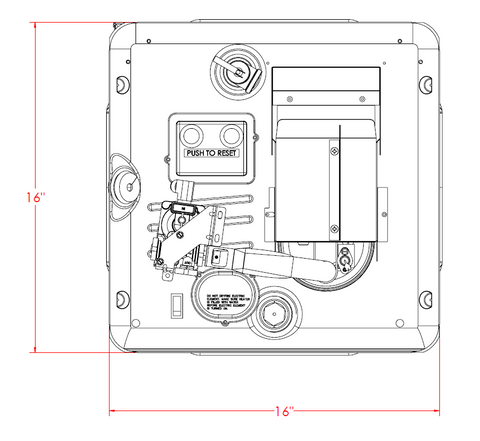 Suburban | Direct Spark Ignition Gas/Electric Water Heater | SW10DE | 10 Gallon | 5243A | 5143A