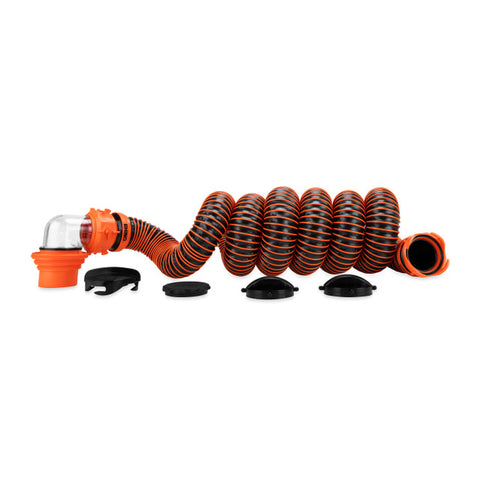 Camco | Kit de manguera de drenaje para RV con exoesqueleto RhinoEXTREME | 39861 | 4,5 m