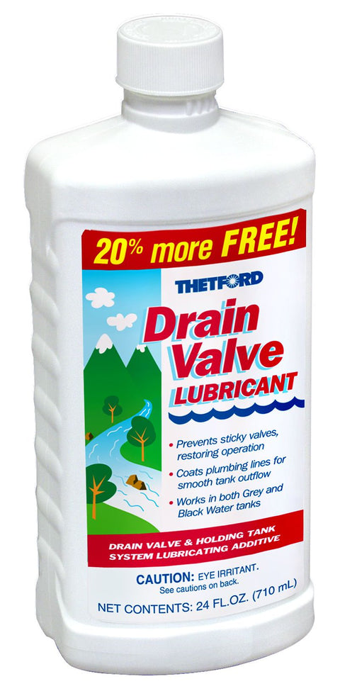 Thetford | Lubricante para válvula de drenaje de inodoros de autocaravanas | 15843 | 24 onzas