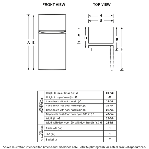 GE Appliances | 9.8 Cubic Foot RV Refrigerator | GPV10FSNSB | 12 Volt DC | Stainless Steel