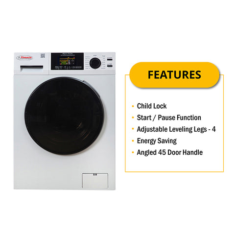 Pinnacle | Lavadora-secadora Super Combo L | 22-4600LW | Capacidad de 15 lb | Blanco