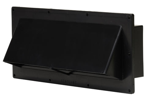 Línea de ventilación | Ventilación para cocina de autocaravana | V2111-55 | Ventilación exterior para estufa | Negro