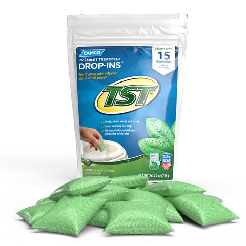 Camco | TST Drop-Ins | 40264 | Aroma fresco | Paquete de 15