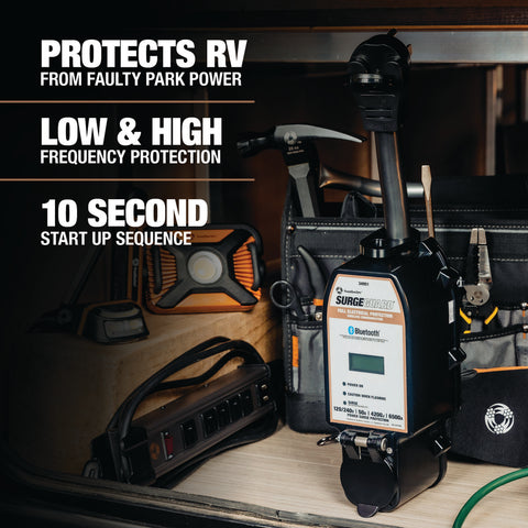 Southwire | 50 Amp Surge Protector | 34951 | Bluetooth | Compatible with Wireless LCD Display