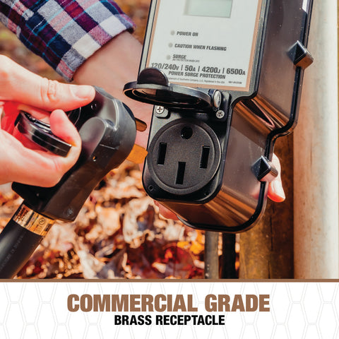 Southwire | 50 Amp Surge Protector | 34951 | Bluetooth | Compatible with Wireless LCD Display