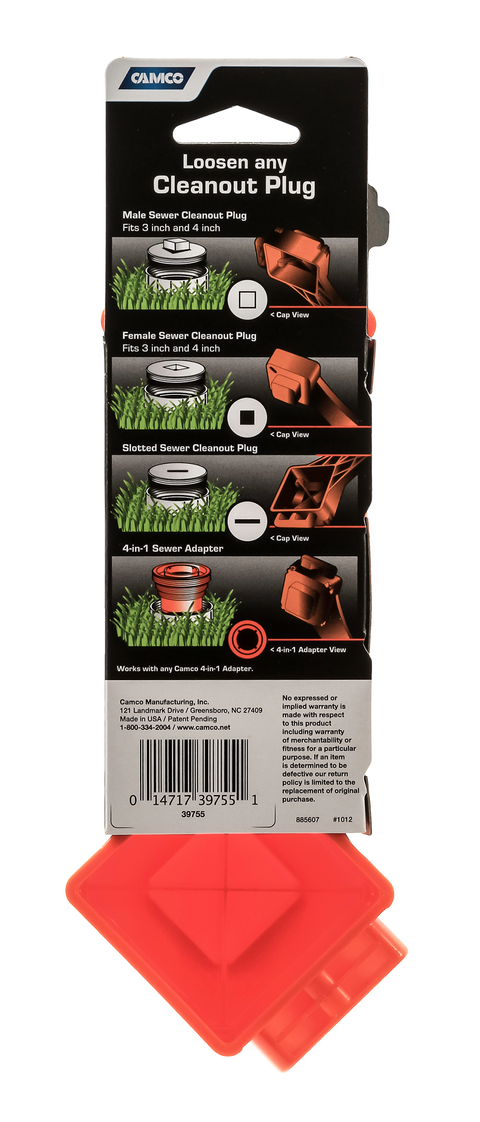 Camco | Llave de alcantarillado RhinoFLEX 6 en 1 | 39755