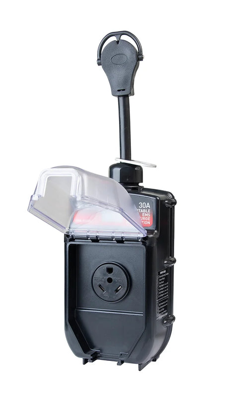 Progressive Industries | Portable RV EMS Surge Protector | EMS-PT30X | 30 Amp