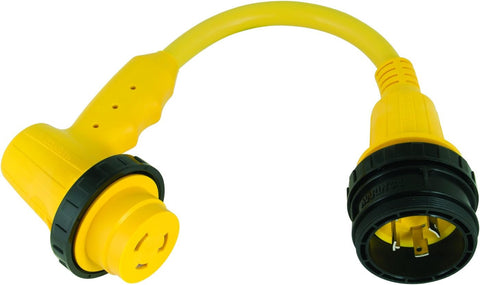 Marinco | Adaptador de ángulo recto | 1RPCRV | 30 A | 125 V | Enchufe macho