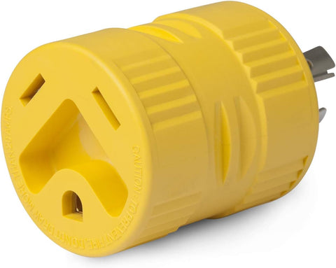 Marinco | Adaptador para generador de RV | Con bloqueo | 128 A | 20 A | 4 clavijas