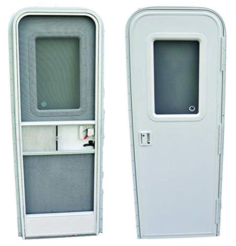 Productos AP | Vidrio para puerta de entrada de autocaravana | 015-201495 | 31,75 cm x 54,8 cm | Transparente