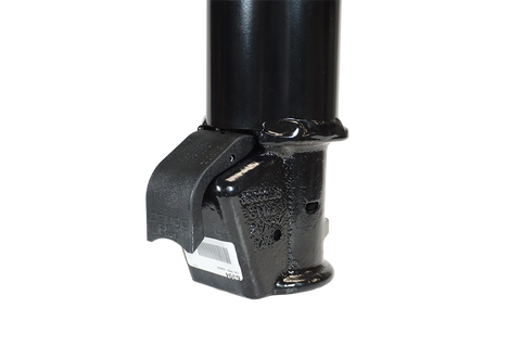 Demco | Acoplador de cuello de cisne redondo EZ-Latch | 6394-81 | Bola de 2 5/16" | Peso bruto vehicular (GVWR) de 30,000 | Negro | Acoplador EZ-Latch