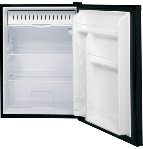 GE Appliances | 5.6 Cubic Foot RV Refrigerator | GCV06GGNBB | 12 Volt DC | Black