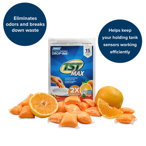 Camco | TST Drop-Ins | 41189 | Naranja | Paquete de 15