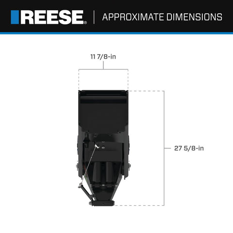 Reese | Caja de pasadores para acoplador de cuello de cisne para quinta rueda | 94920 | Capacidad de 20,000 lb