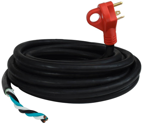 Valterra | Cable de alimentación para autocaravanas | Cable desnudo de 30 amperios | A10-3025END | 25'