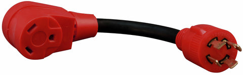 Valterra | Adaptador para generador de RV | A10-G30430VP | Macho de 4 clavijas a hembra de 30 A