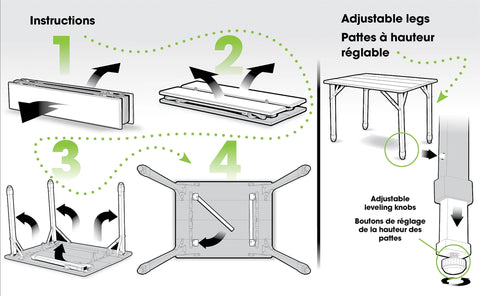 Camping Chair and Table Bundle