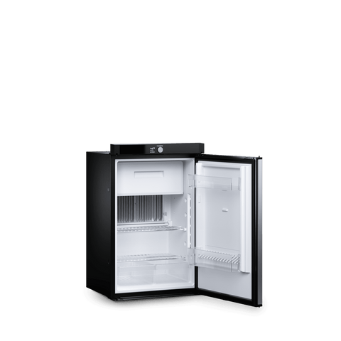 Dometic | 3.3 Cu. Ft. Refrigerator | RM10.5S | 9600027096 | 3-Way Operation (12v DC, 230v AC, Propane) | Double-Hinged | Black