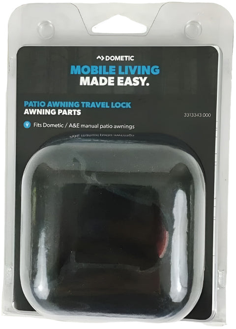 Dometic | Candado de viaje para toldos | 3313343.000 | 9108684085 | Universal | Negro