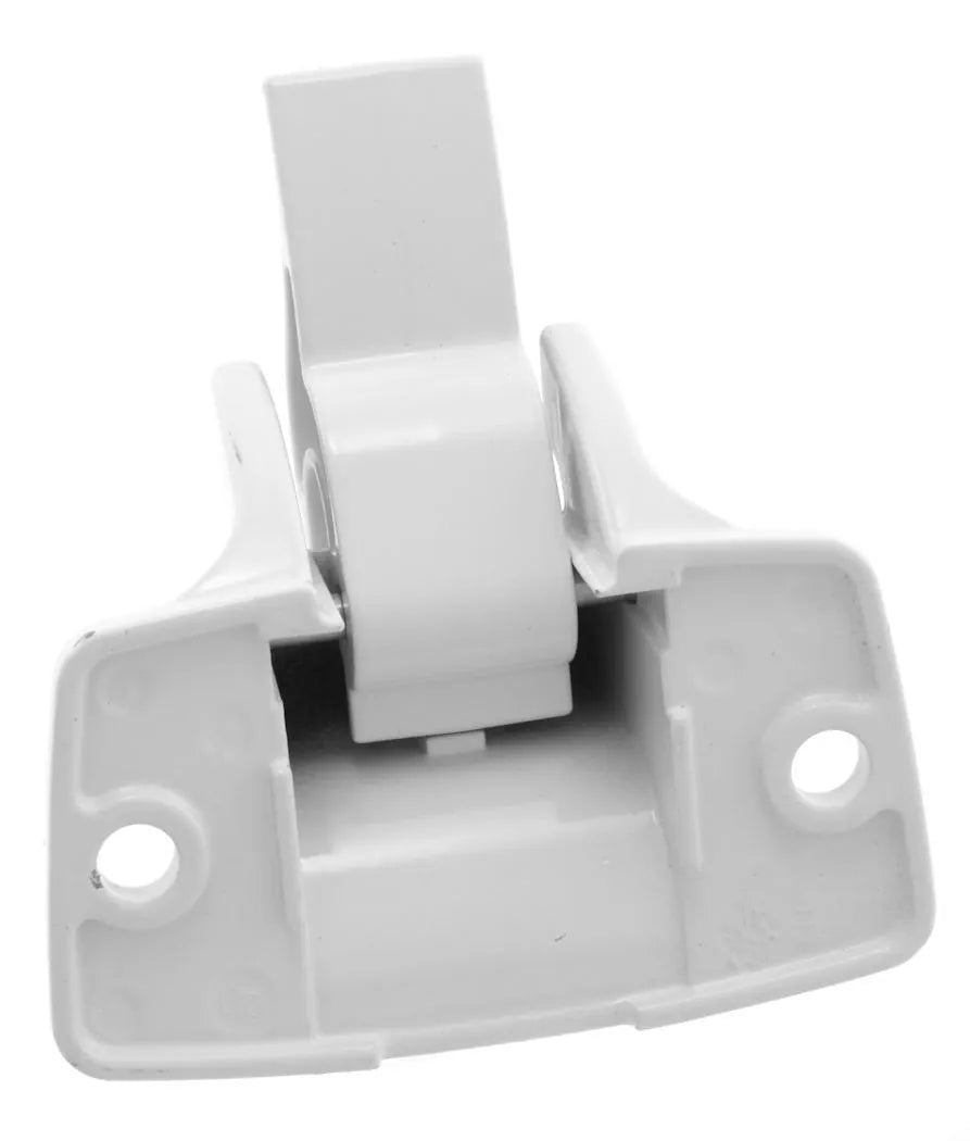 Dometic RV Awning Upper Bracket – OEM White, USA Made, With Rivet & 3-Inch Screws