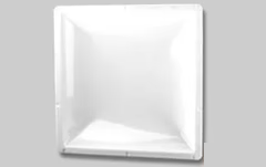Recreación especializada | Claraboya para RV (solo domo interior) | N1818 | Blanco | 45,7 x 45,7 cm