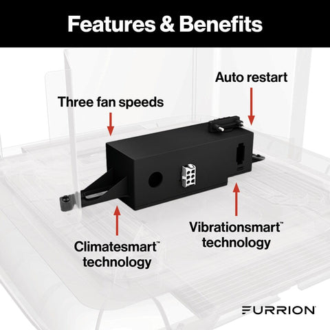 Furrion | Kit de control de aire acondicionado Chill HE | 2024042655 | Multizona | Ventilador de 3 velocidades | R32