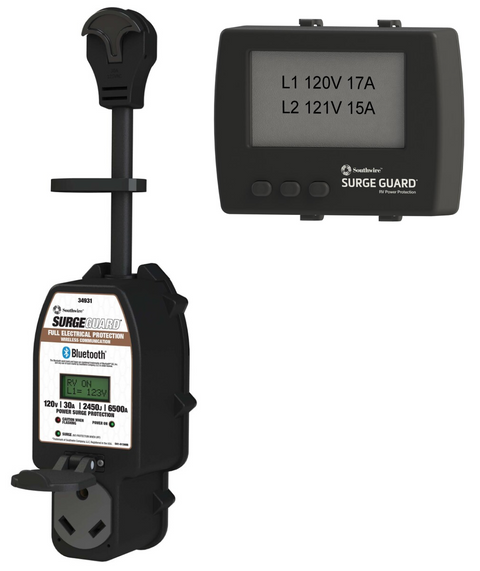 Protector contra sobretensiones Southwire de 30 amperios con pantalla Bluetooth