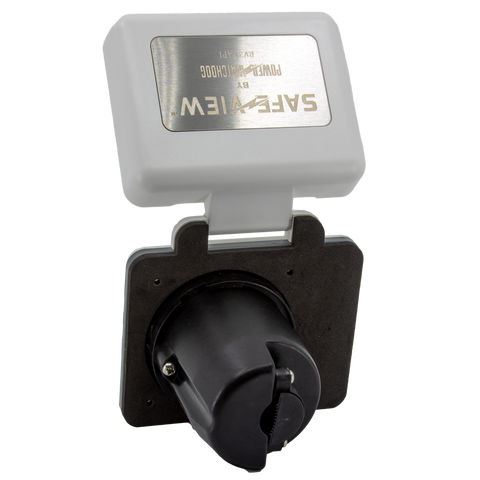 Hughes | Toma de corriente inteligente SafeView para autocaravana | SV30APIW | 30 A | Blanco
