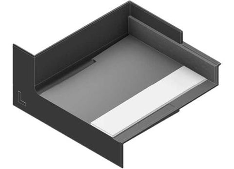 Jaeger | Junta deslizable Flip'N Seal - AquaDiverter | 34770 | 02006543 | Para correderas con accionamiento por cable | 1 copa izquierda / 1 copa derecha | Negro
