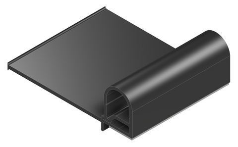 Jaeger | Junta deslizable Flip'N Seal | 35066 | 04002897 | Limpiaparabrisas de 2,88" | Bombilla de 1,13" | Longitud de 35' | Negro