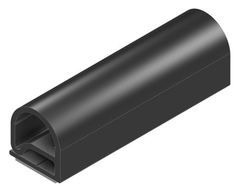 Jaeger | Flip'N Seal Slide Out Seal | 35062 | 04002892 | Single Bulb | 0.91 Wide | 0.91" Bulb Height | 40' Length | Black