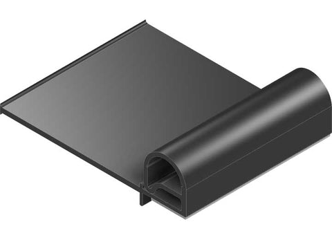 Jaeger | Flip'N Seal Slide Out Seal | 28470 | 04002891 | 2.75" Wiper | 0.91" Bulb | 40' Length | Black