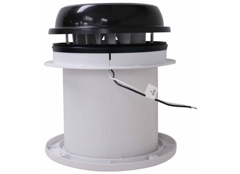 MaxxAir | Maxxfan Dome | 00-03812B | Manual Lift | 12v | 6" | Black