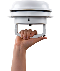 MaxxAir | Maxxfan Dome | 00-03812W | 12v | Manual Lift | 6" | White