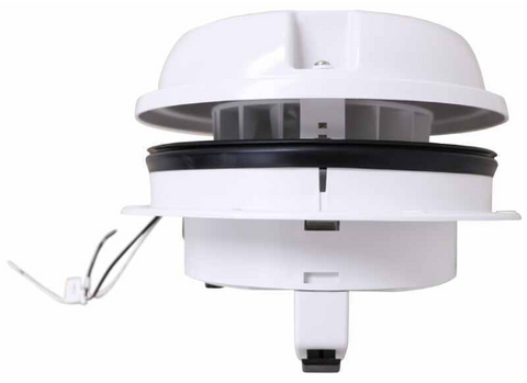 MaxxAir | Maxxfan Plus Dome | 00-03810W | Manual Lift | LED Light | 12v | 6" | White