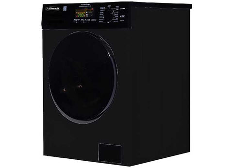 Pinnacle | Clothes Washer / Dryer Combo Unit | 22-4600LB | Front Load | 110 Volt AC | 15 LB Load Capacity | 11 Wash Cycles And 3 Dry Cycles | Black