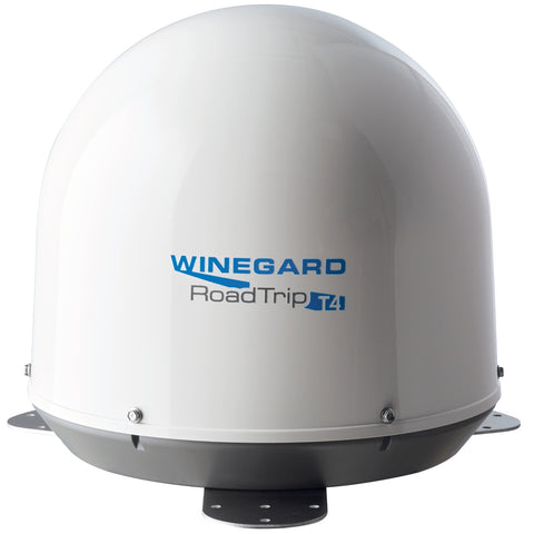 Winegard | Antena satelital automática en movimiento RoadTrip T4 para autocaravana | RT2000T | Blanco