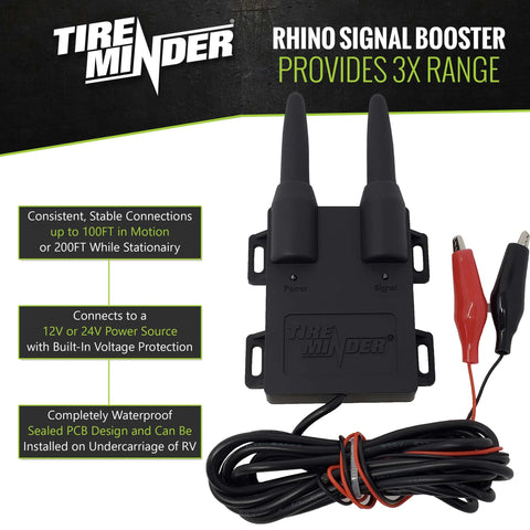 Valterra | Sistema de monitoreo de presión de neumáticos TireMinder i10 para vehículos recreativos | TM22141 | con 4 transmisores