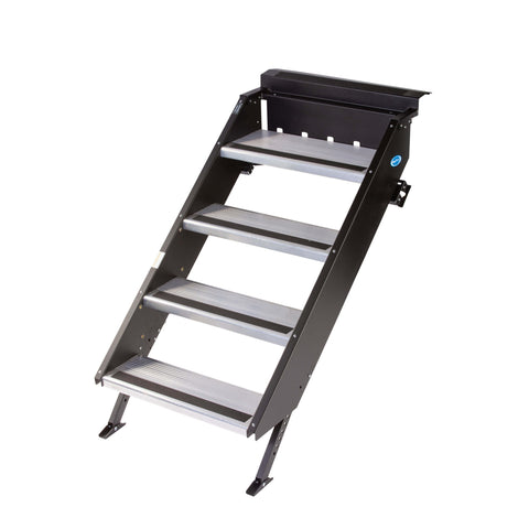 MORryde | Escalera plegable MorRyde de 30" para RV, 4 escalones | STP-213 | Reemplaza STP-4-30-03H