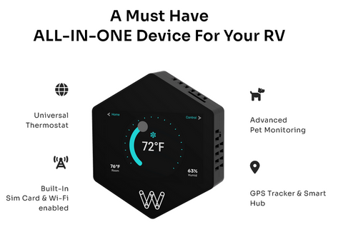 AP Products | Smart Thermostat and Wireless Control Hub | 024-0020 | Coleman, Dometic, Furrion, GE Appliances