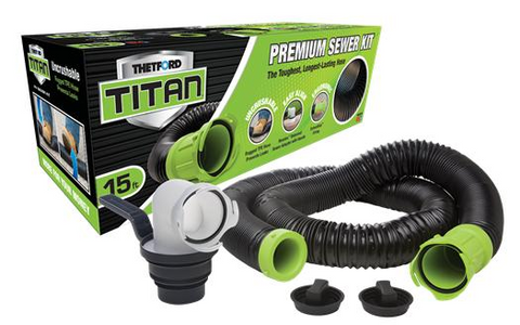 Thetford | Kit de manguera de alcantarillado Titan para RV | 17853 | 15'