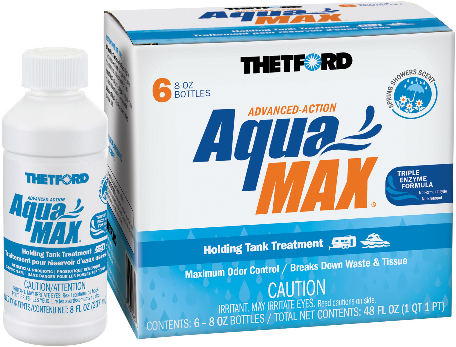 Thetford | AquaMax Spring Showers Scent | 96634 | 8 oz | 6 Pack