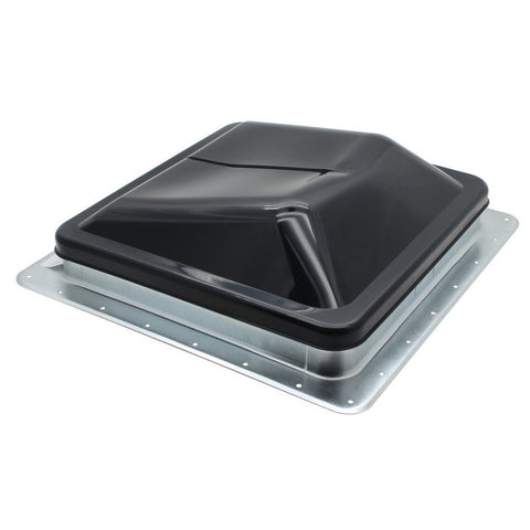 Línea de ventilación | Ventilación de techo eléctrica completa - Tapa y ventilador eléctricos | V2119-603-00 | 35,56 cm x 35,56 cm | Humo | 12 V CC
