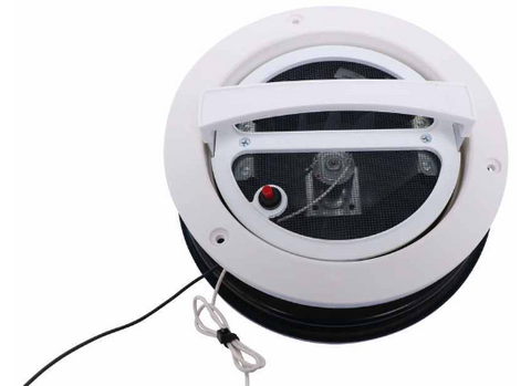 Ventline | Ventilador para furgoneta | VP-543 | 15 cm | 12 V CC | Interior blanco polar | Cúpula ahumada