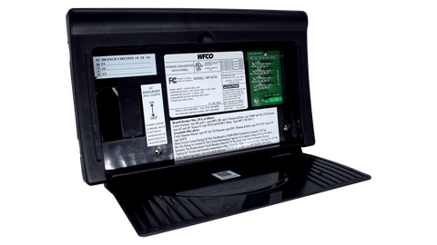 WFCO | Convertidor para RV Power Center | Batería de litio con detección automática | WF-8725-AD | 25 A