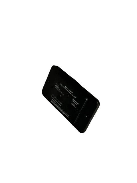 MTI Industries | Alarma profesional de LP/CO con relé | Montaje empotrado | 25-742-R-BL-TR-KIT | Anillo embellecedor | Negro