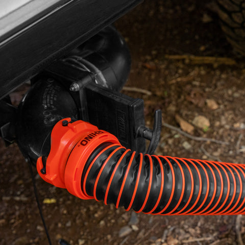 Camco | Extensión de manguera de alcantarillado para RV RhinoEXTREME Exoskeleton | 39863 | 10' | con bayoneta giratoria y agarradera