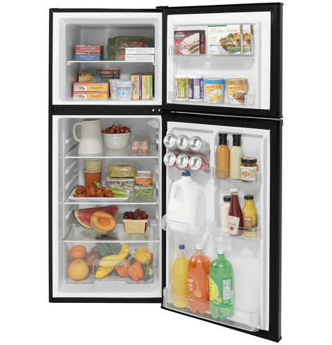 GE Appliances | 9.8 Cubic Foot RV Refrigerator | GPV10FGNBB | 12 Volt DC | Black